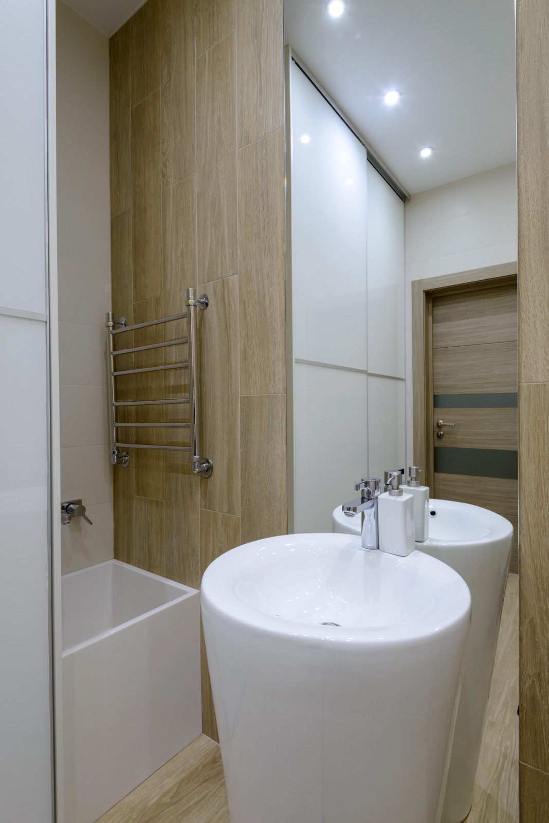 Двухъярусная квартира в стиле Экоминимализм