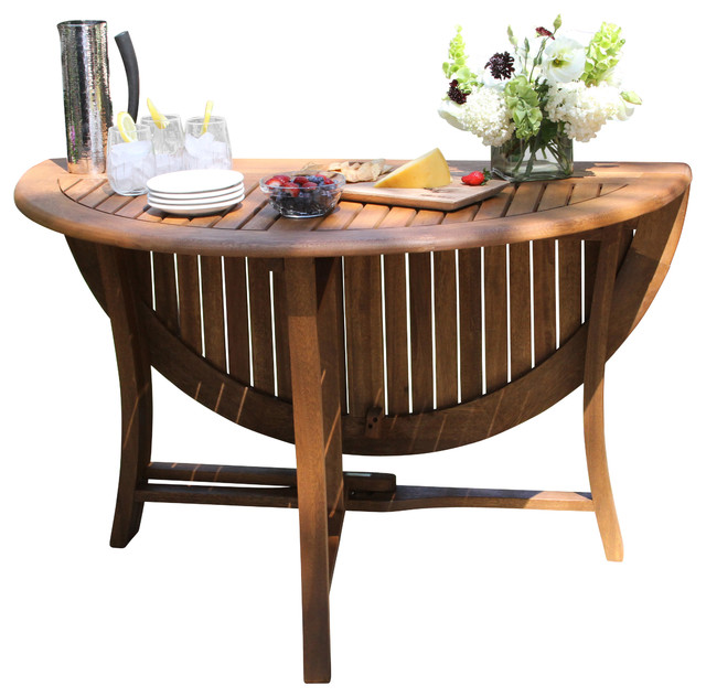Round Eucalyptus Folding Table 48 Transitional Outdoor Dining Tables By Interiors - Tioman Round Wood Outdoor Dining Table Round Eucalyptus Folding Table 48 Transitional Outdoor Dining Tables By Interiors - Tioman Round Wood Outdoor Dining Table
