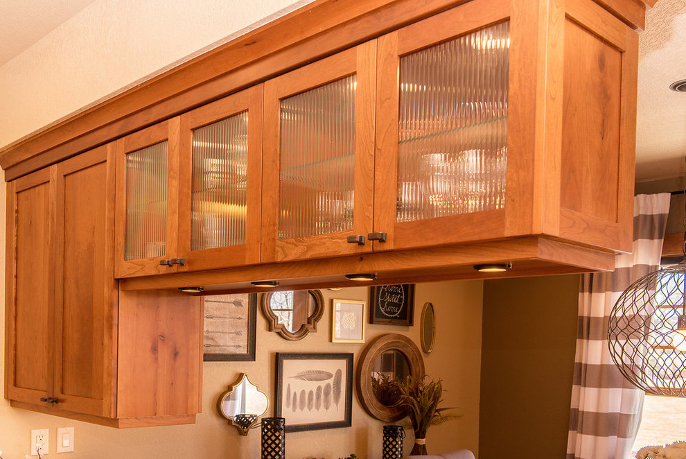 Transitional kitchen photo in Denver