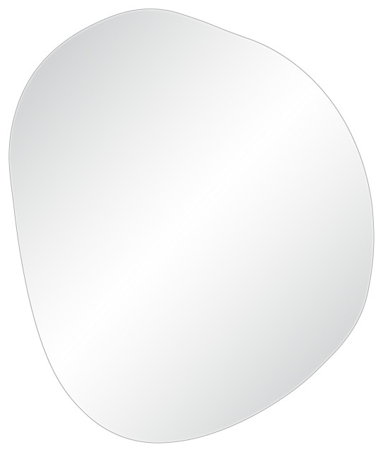 Lunaria 45" Tall Irregular Round Mirror - Contemporary - Wall Mirrors ...