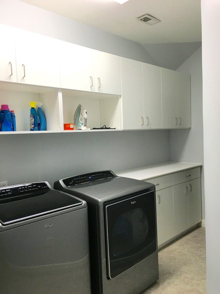 Transitional home design photo in St Louis