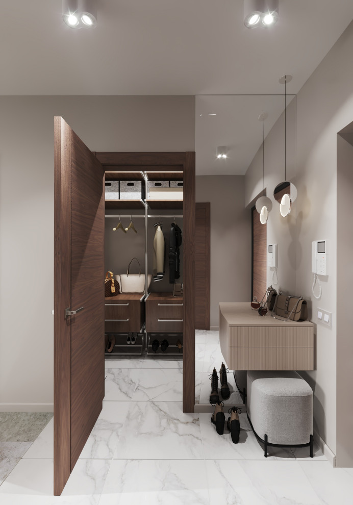 Квартира в современном стиле с минималистичным взглядом 43 кв. м