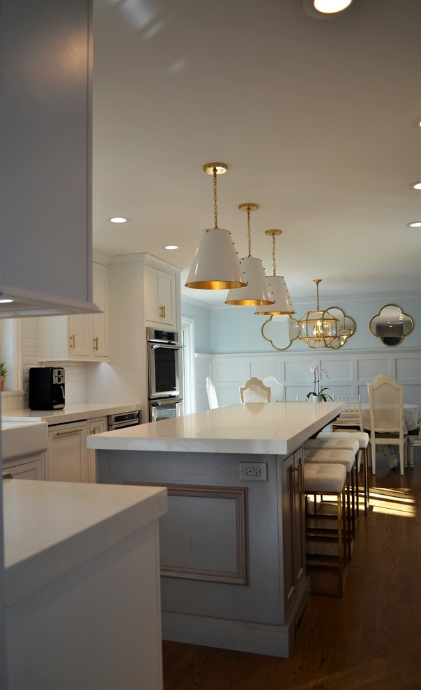 Inspiration for a transitional kitchen remodel in Chicago