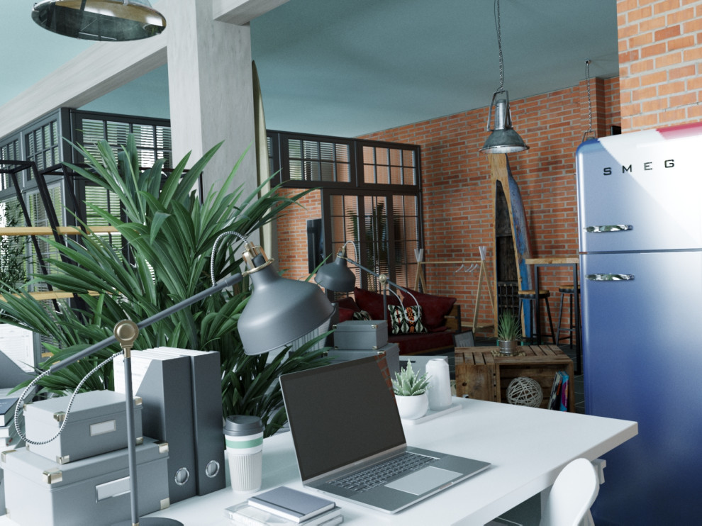 Офис в стиле лофт. Москва.