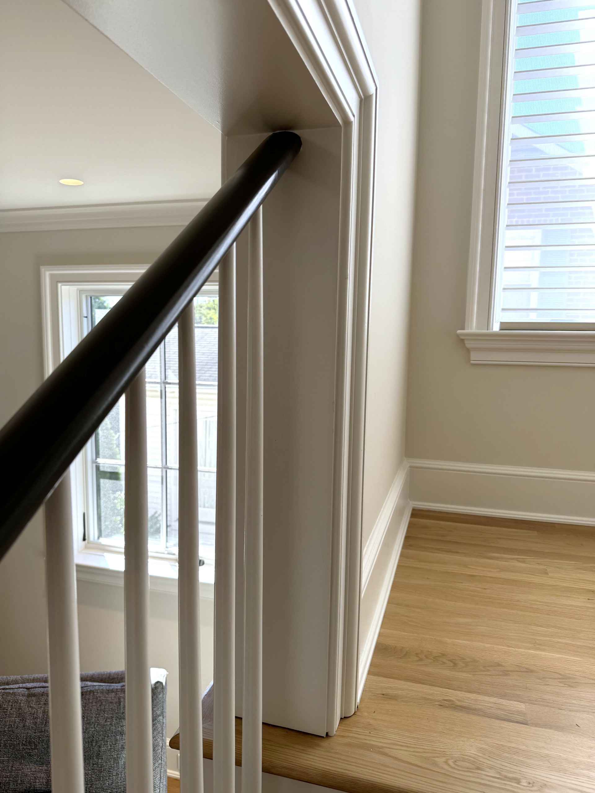142_Airy Staircase with Over the Post Balustrade, Arlington, VA