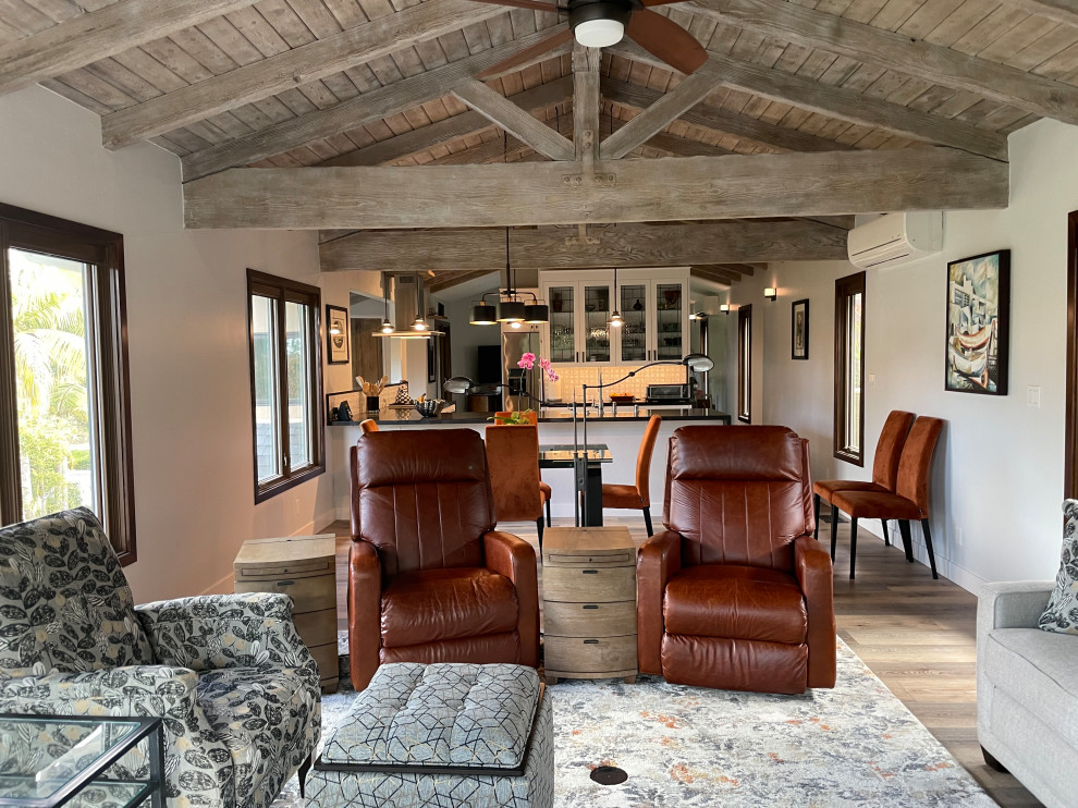 Design ideas for a rural games room in Orange County.