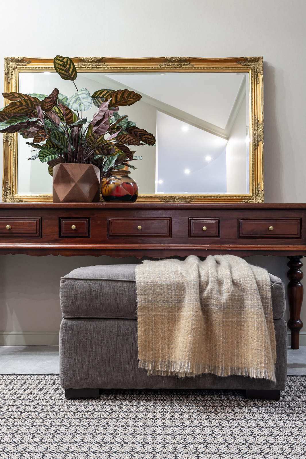 Современный интерьер с элементами этники