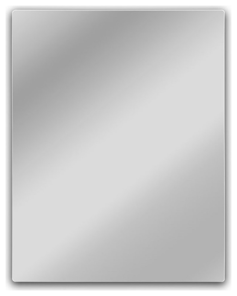 CHLOE Goodwin Large Frameless Wall Mirror 28x35 Contemporary Wall