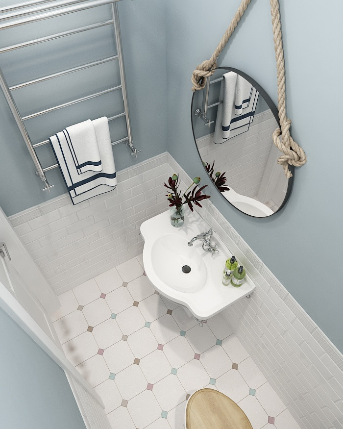 Квартира "Морской бриз" в стиле сканди 90 кв.м. в