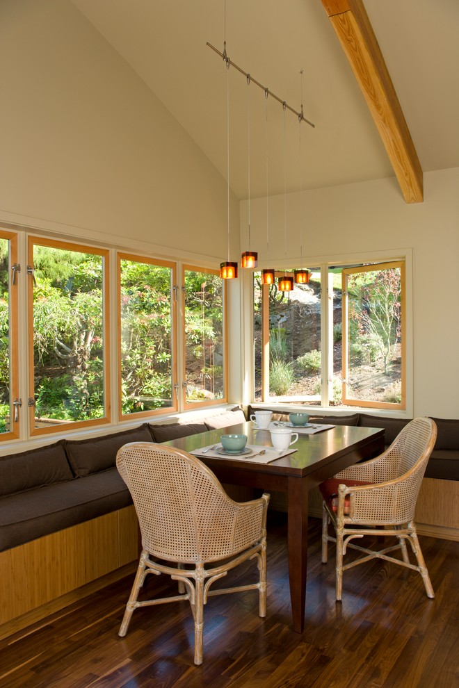 Photo of a contemporary dining room in Seattle.