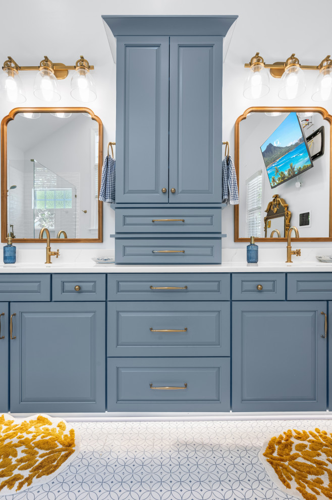 Blue Cary Bathroom