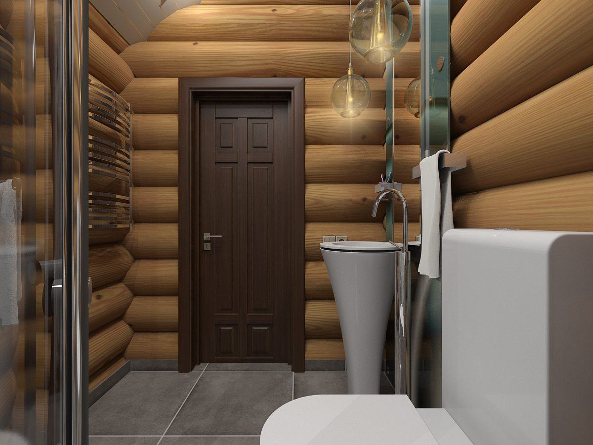 Интерьер деревянного дома