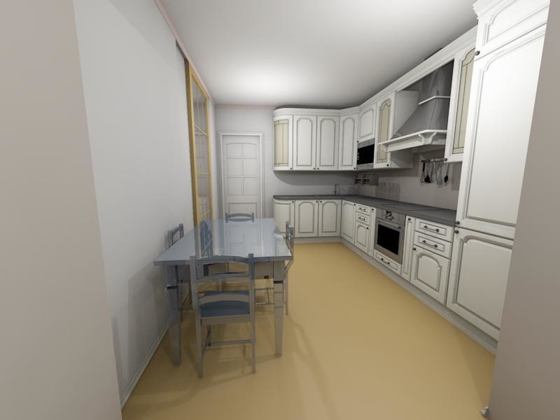 Простой проект перепланировки квартиры 50м2