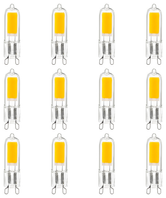 hagl Automatisering cigaret 12-Pack Sunlite LED G9 Base Bulbs, 2W (25W Equal), 200 Lumen, 5000K Super  White - Traditional - Led Bulbs - by BULB CENTER | Houzz