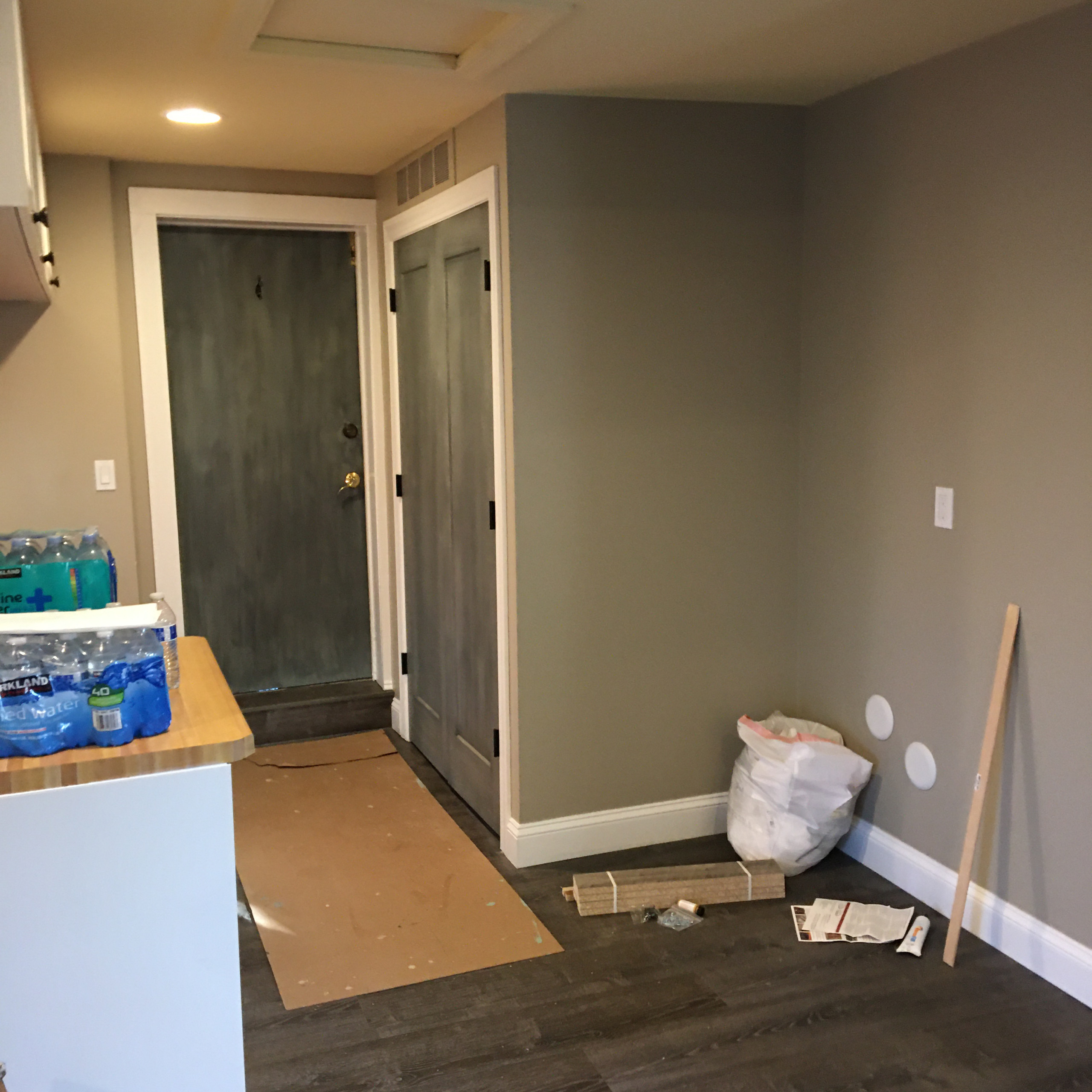 Custom bathroom and back room office/workout/pet room