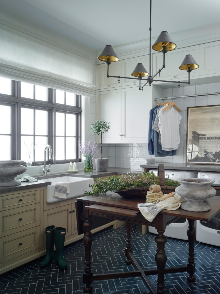 This is an example of a laundry room in Salt Lake City.