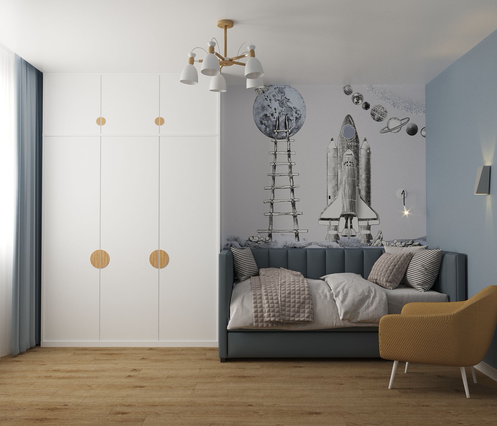 Трёхкомнатная квартира в Москве