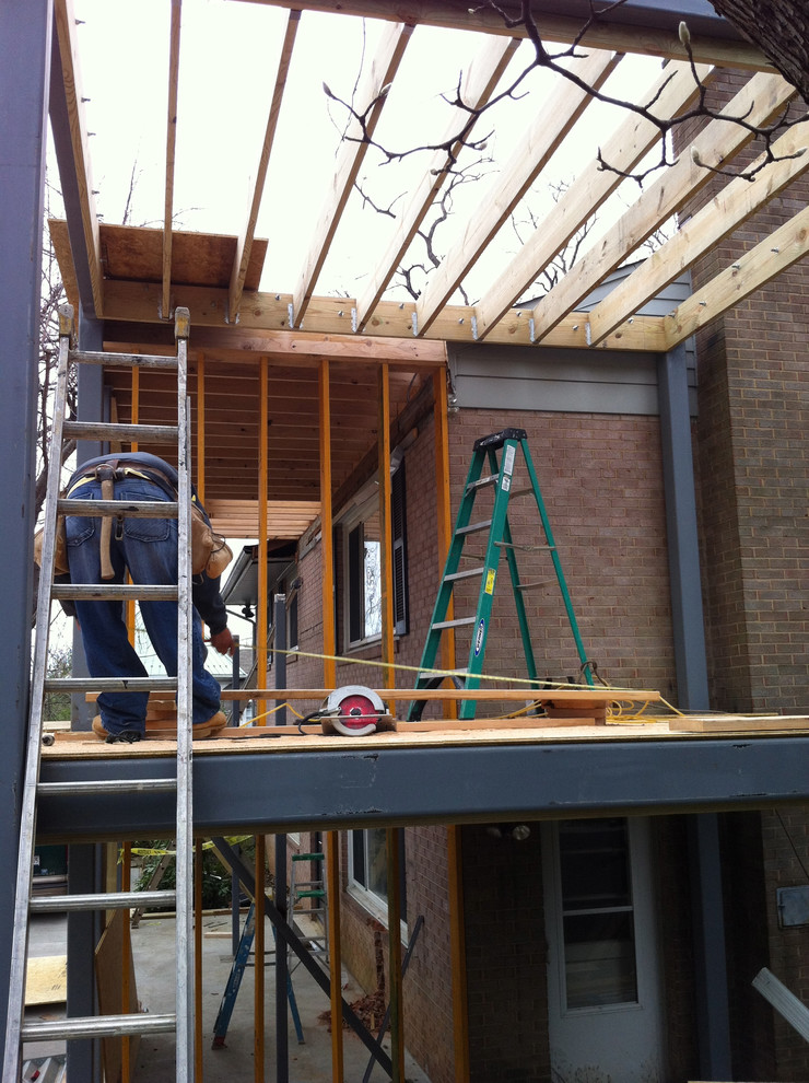 Steel frame addition