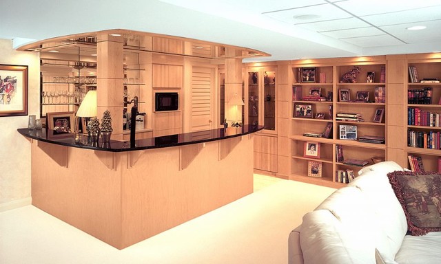 Custom Amish Cabinets modern-wohnbereich