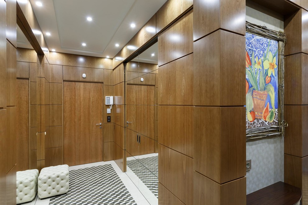 Гостиная (стеновые панели + ТВ зона)