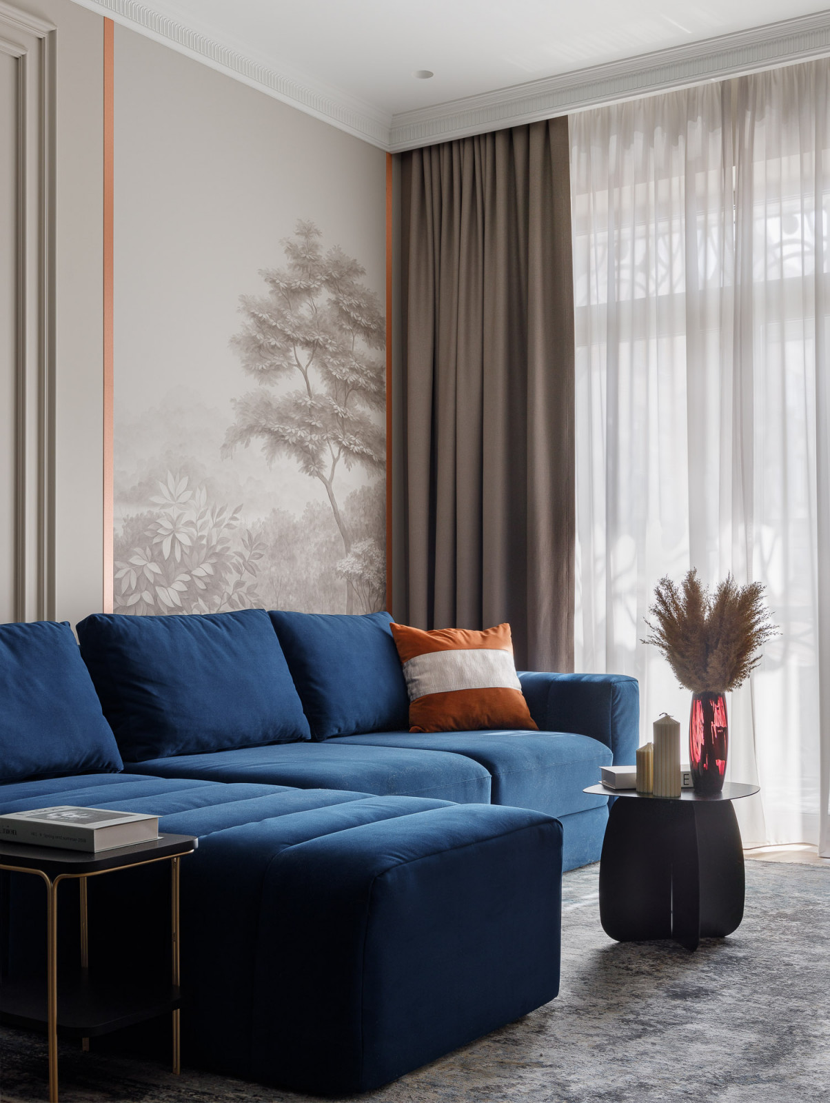 Интерьер квартиры 50 кв.м. в стиле современной классики