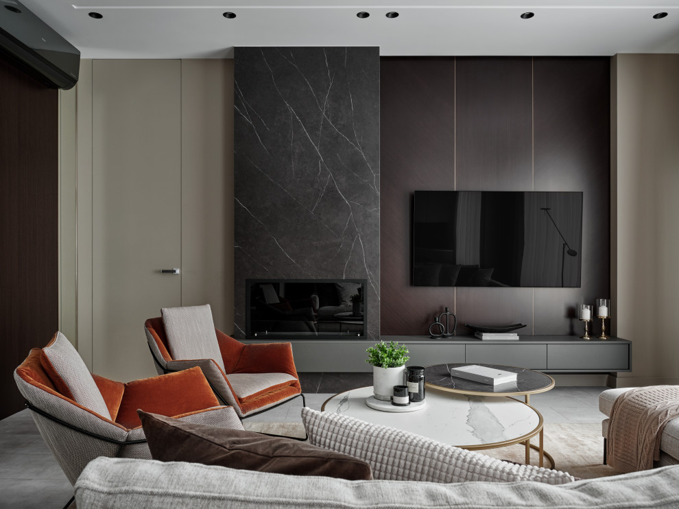 Интерьер квартиры в ЖК Флора и Фауна 85 м^2