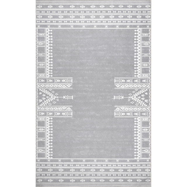 nuLOOM Azura Transitional Washable Area Rug, 8'x10' Southwestern Area Rugs by nuLOOM Houzz