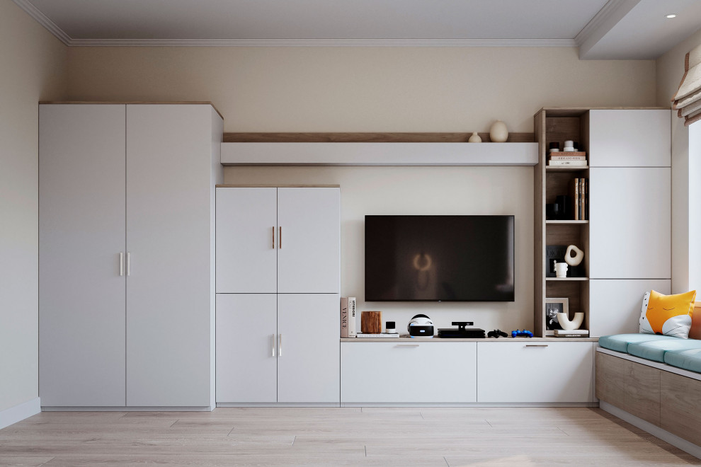 Двухэтажный дом для большой семьи