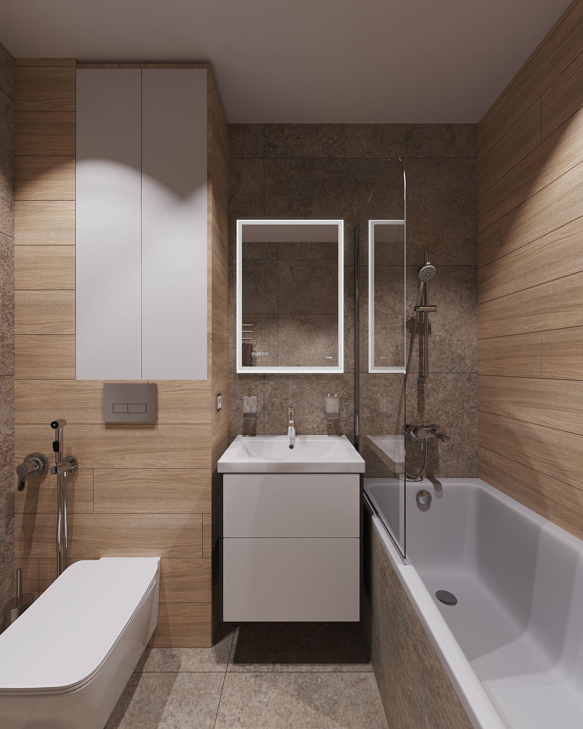 Квартира с элементами лофт и скандинавского стиля