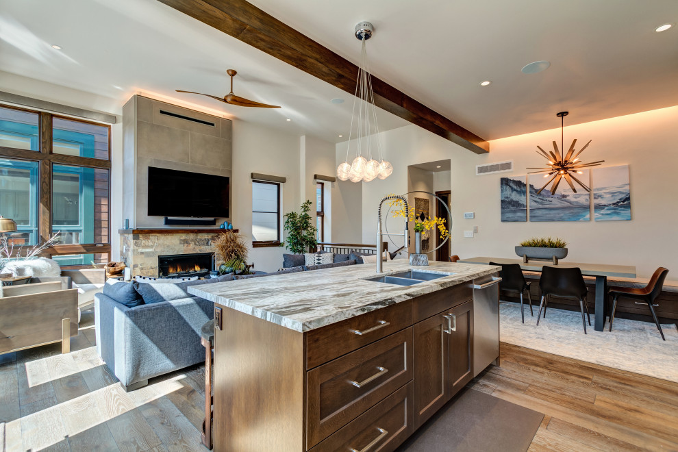 Kitchen - transitional kitchen idea in Denver