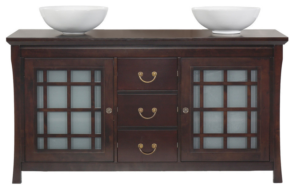 Shoji 25 Single Bathroom Vanity Set