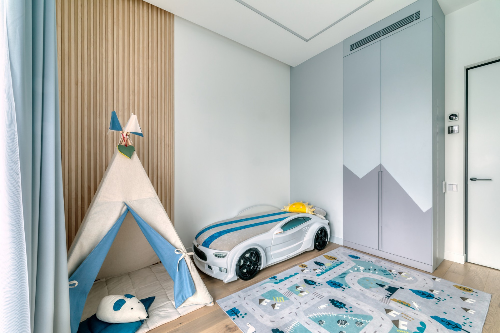 Детская для мальчика 16м²