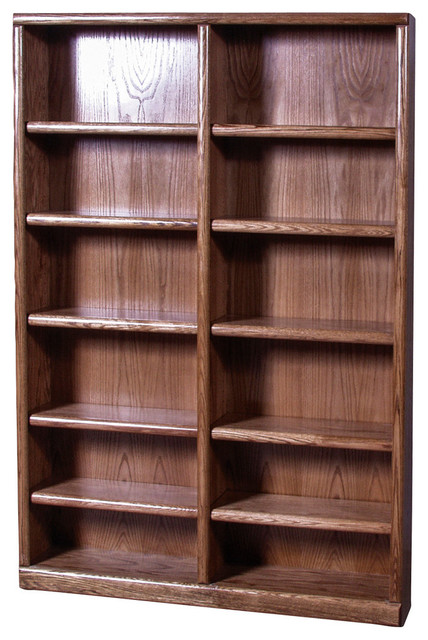 Bullnose Bookcase, Black Oak