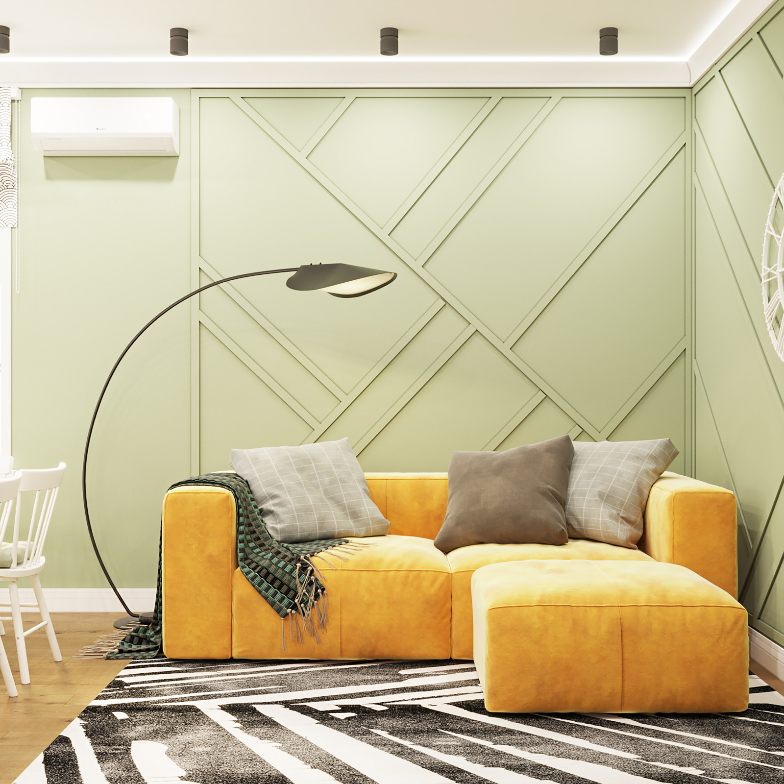 Дизайн-проект Истомина. S=86 м2