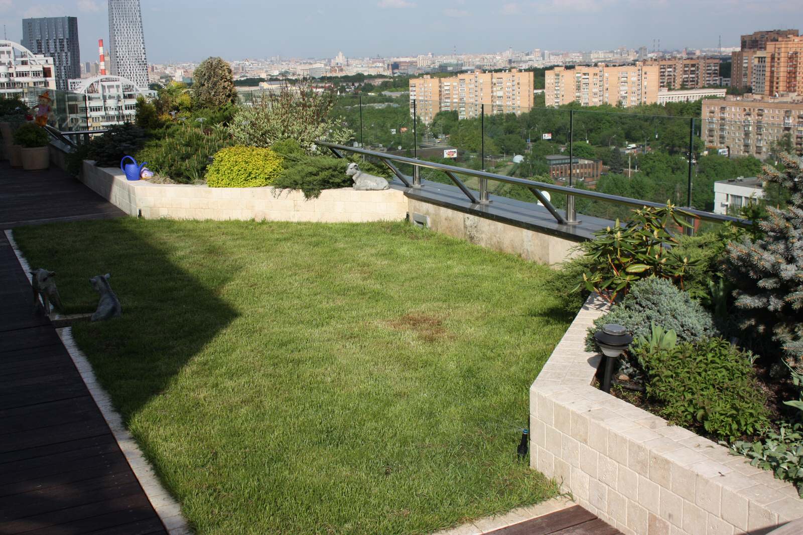 Автополив на крыше ул. Мосфильмовская