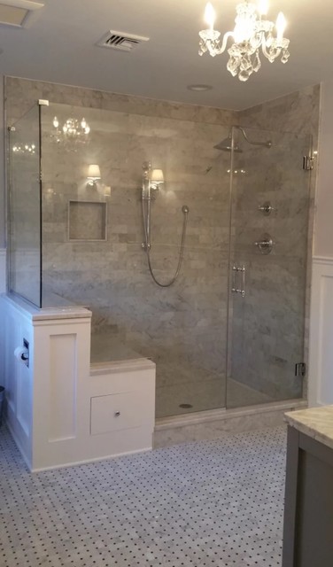 Traditional Bathroom- Frameless Shower Doors - Traditional - Bathroom