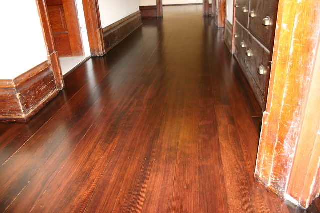 100 Year Old Douglas Fir Flooring Restoration Traditional