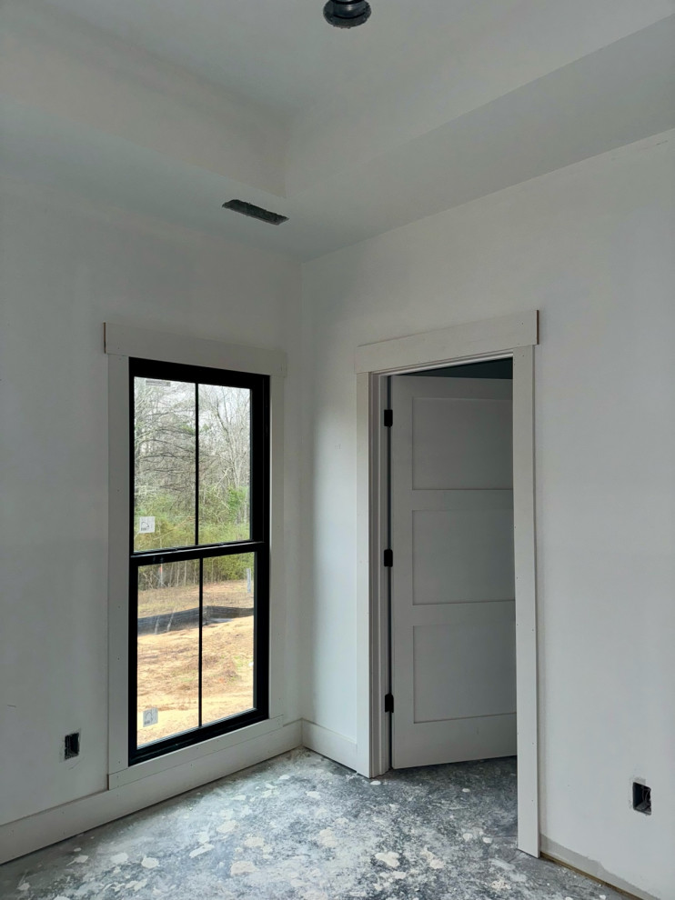 window trim and baseboards