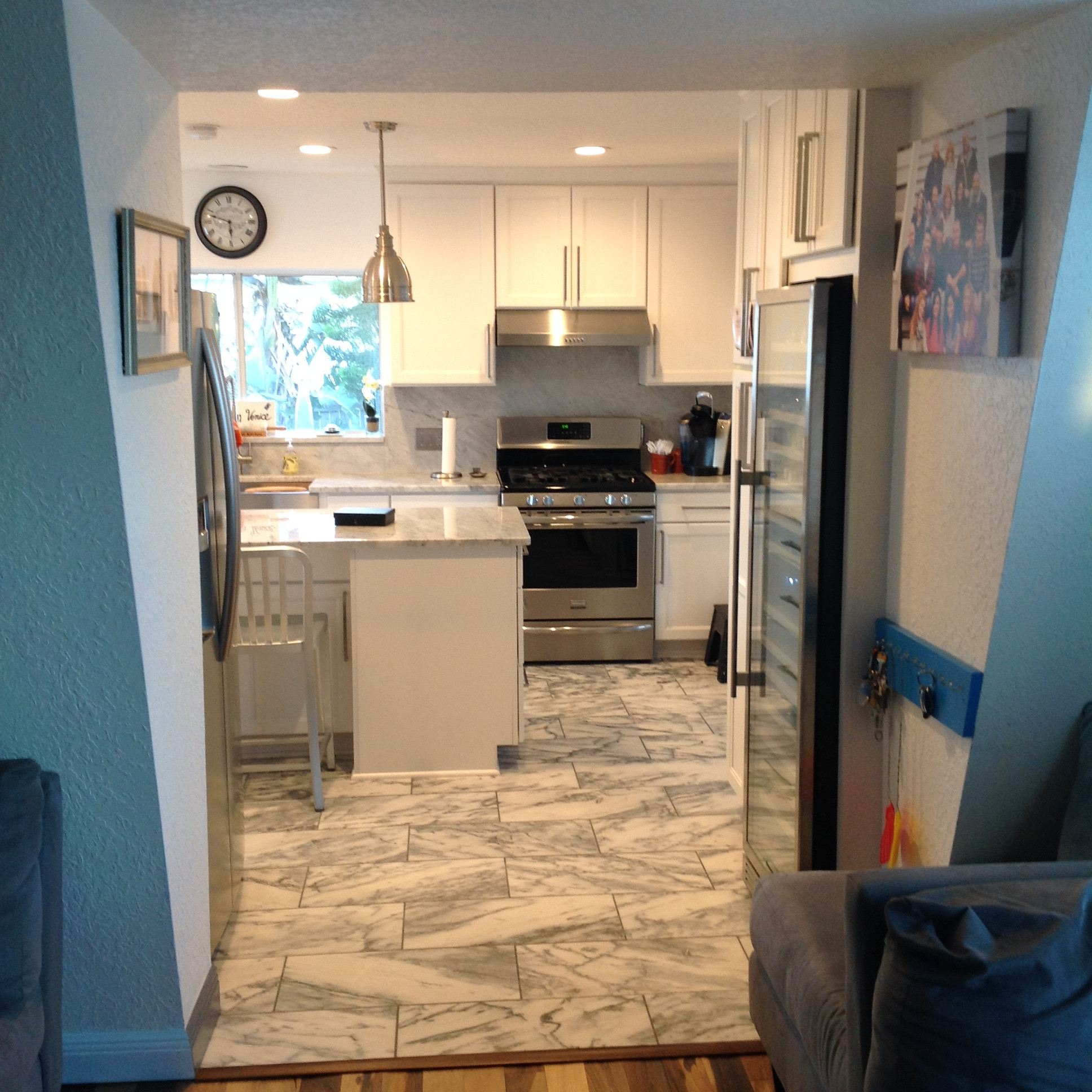 Living Rm view - Kitchen Remodel