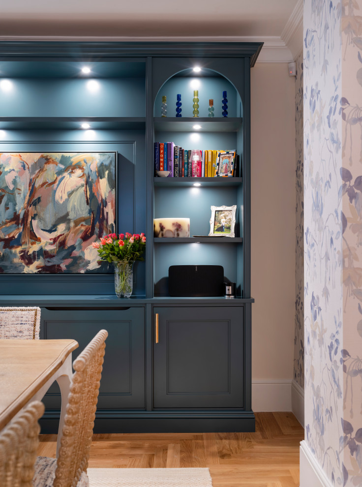 Beautiful Bespoke Wall Unit with Custom Storage