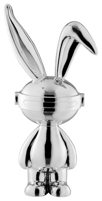 Chrome Futuristic Bunny Sculpture - Contemporary - Decorative Objects ...