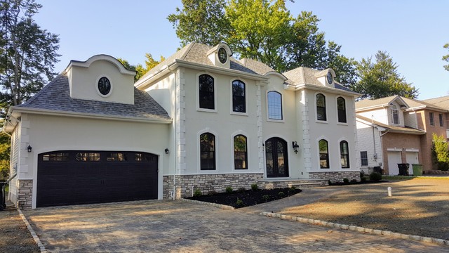 New Construction in Paramus transitional-exterior