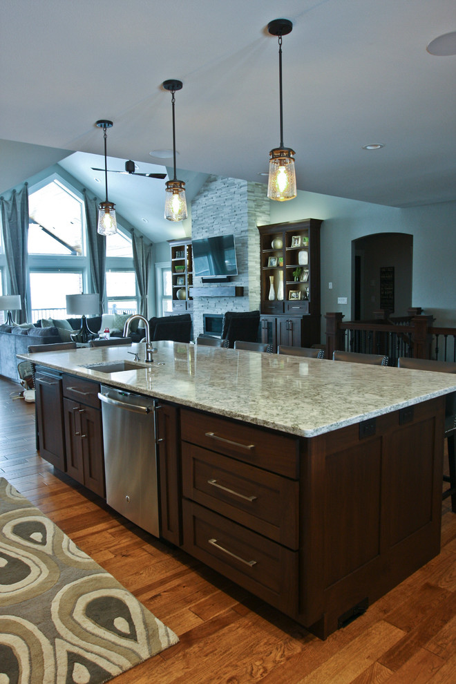 Inspiration for a transitional kitchen remodel in Cedar Rapids