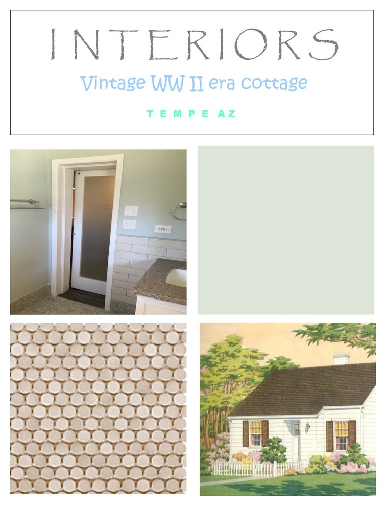 Vintage Vibe bath - 1940's Bungalow