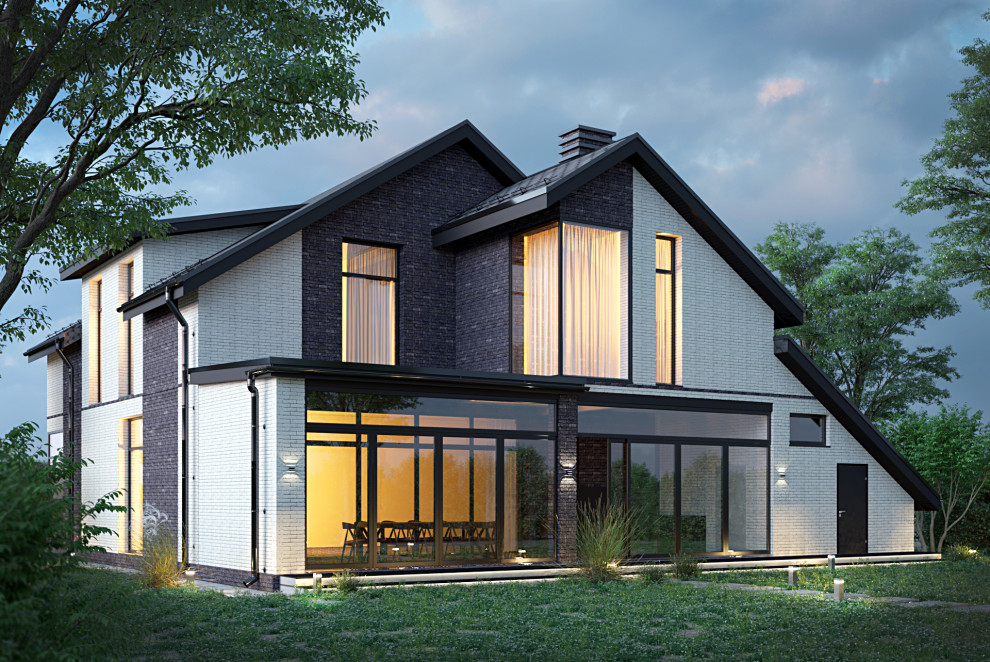 Дизайн фасадов дома в Краснодаре