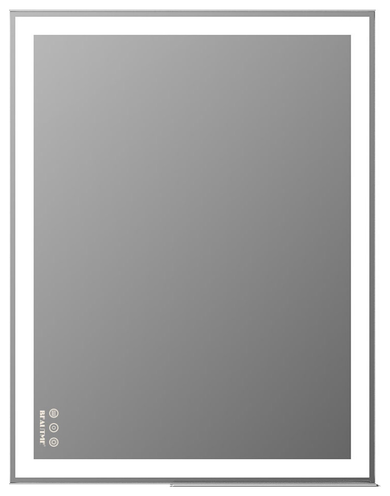 28x36 Rectangular Framed Wall Mounted LED Bathroom Vanity Mirror Modern Bathroom Mirrors