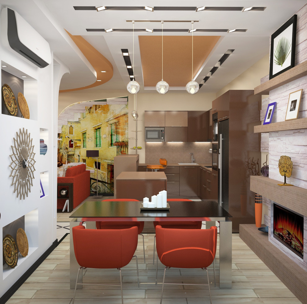 Дизайн таунхауса в современном стиле