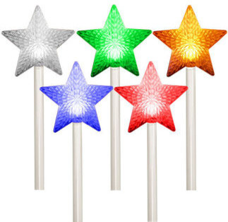 5 Star Path Markers - Color Changing LED Lights