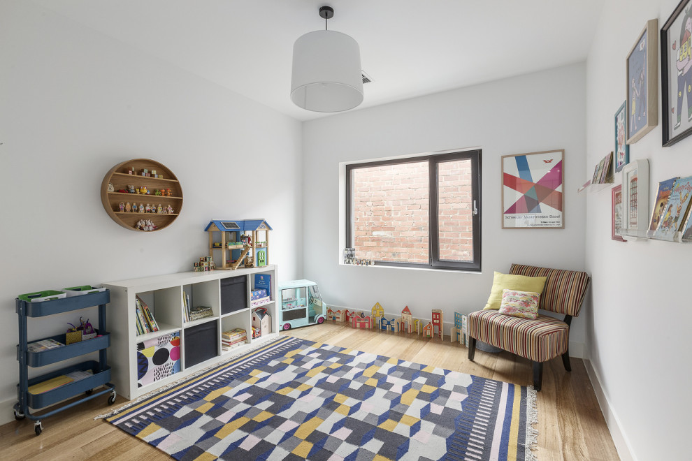 Inspiration for a contemporary kids' room in Melbourne.
