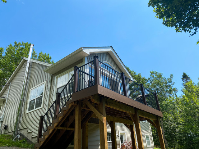 Sunroom (year-round) + Deck | Nova Scotia terrace